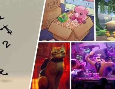 Screenshots from various short games under eight hours
